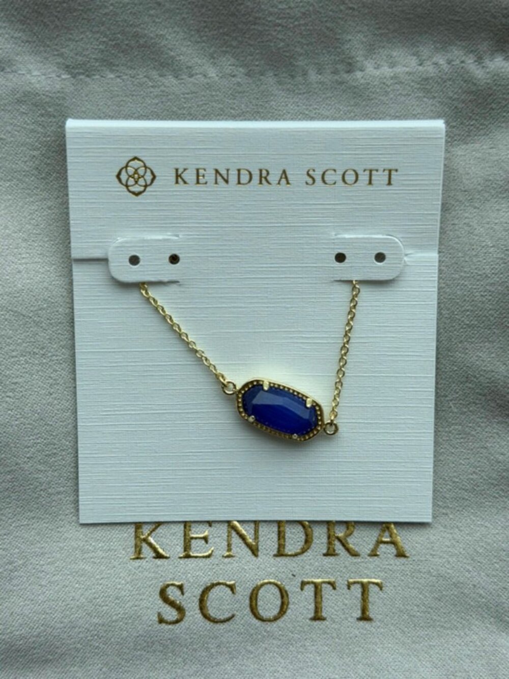 Kendra Scott Blue Pendant Bracelet